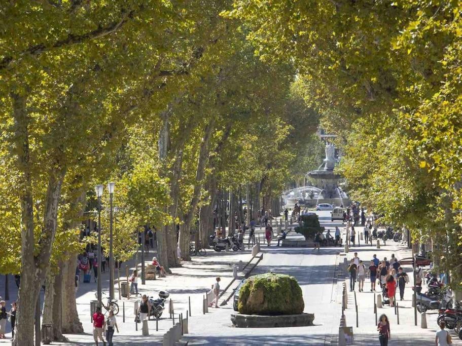 Appartement Avec Deux Chambres Centre Ville Aixois Aix-en-Provence Exteriör bild
